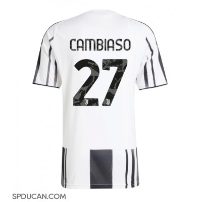 Muški Nogometni Dres Juventus Andrea Cambiaso #27 Domaci 2025-26 Kratak Rukav Muški Nogometni Dres Juventus Andrea Cambiaso #27 Domaci 2025-26 Kratak Rukav
